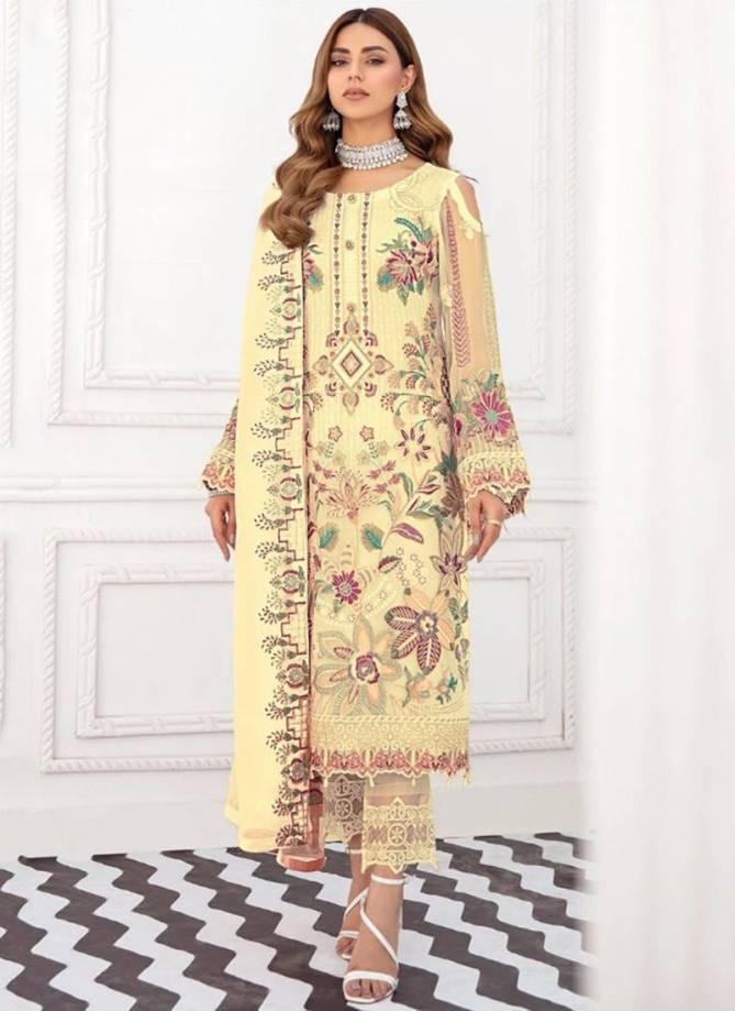 DINSAA SUIT RAMSHA HIT COLOURS 1 Latest Designer Festive Wear Pakistani Suit Collection